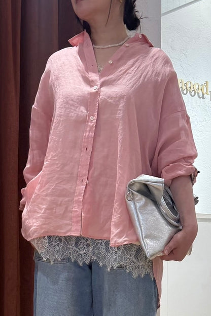 シアーリネンシャツ