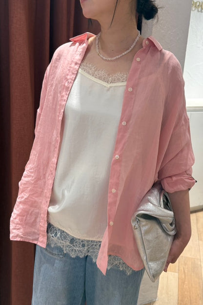 シアーリネンシャツ