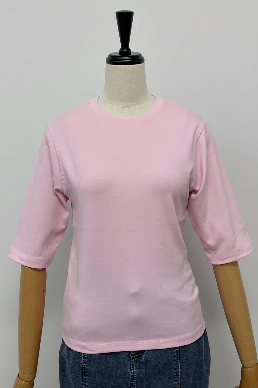 5分袖コンパクトTシャツ