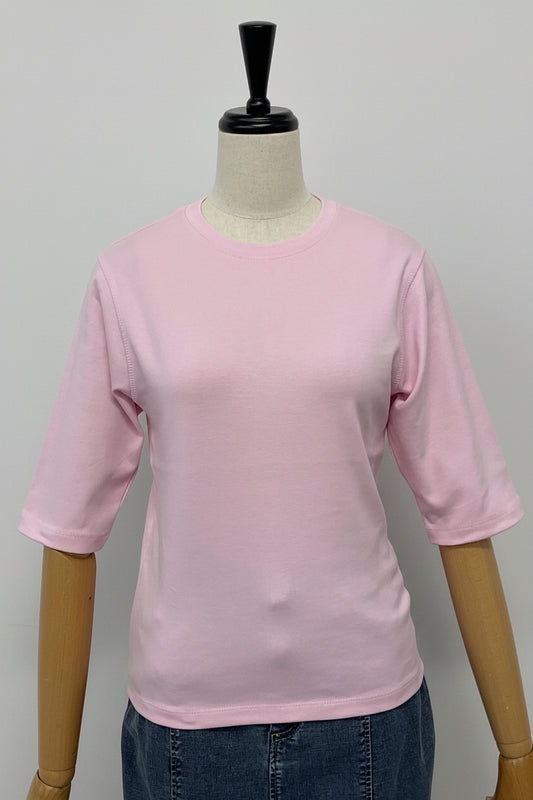 5分袖コンパクトTシャツ