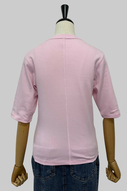5分袖コンパクトTシャツ