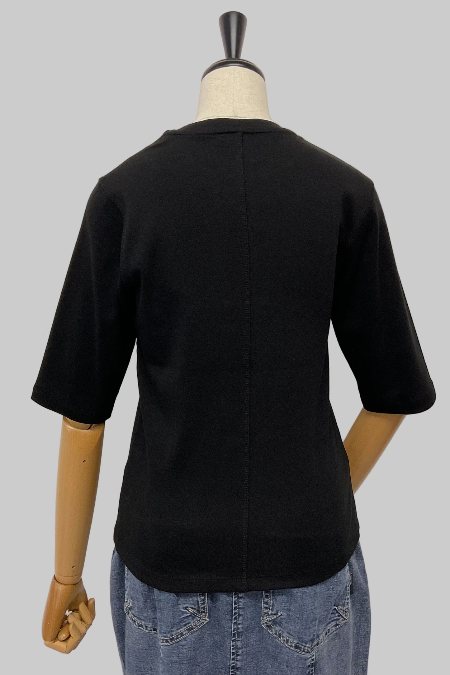 5分袖コンパクトTシャツ