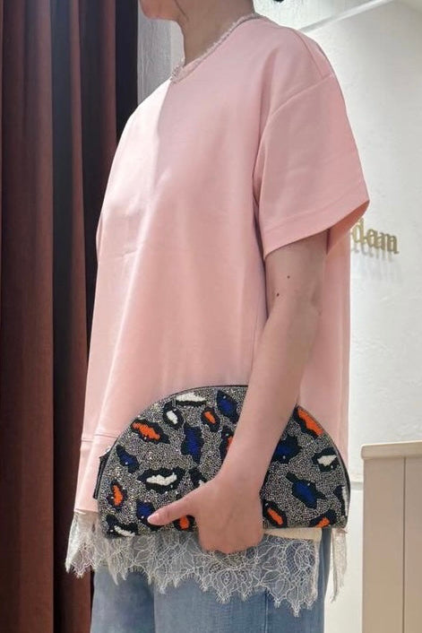 袖切り替え半袖Tシャツ