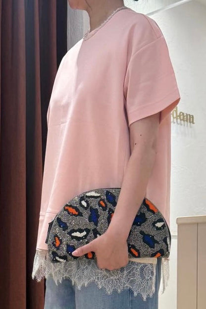 袖切り替え半袖Tシャツ