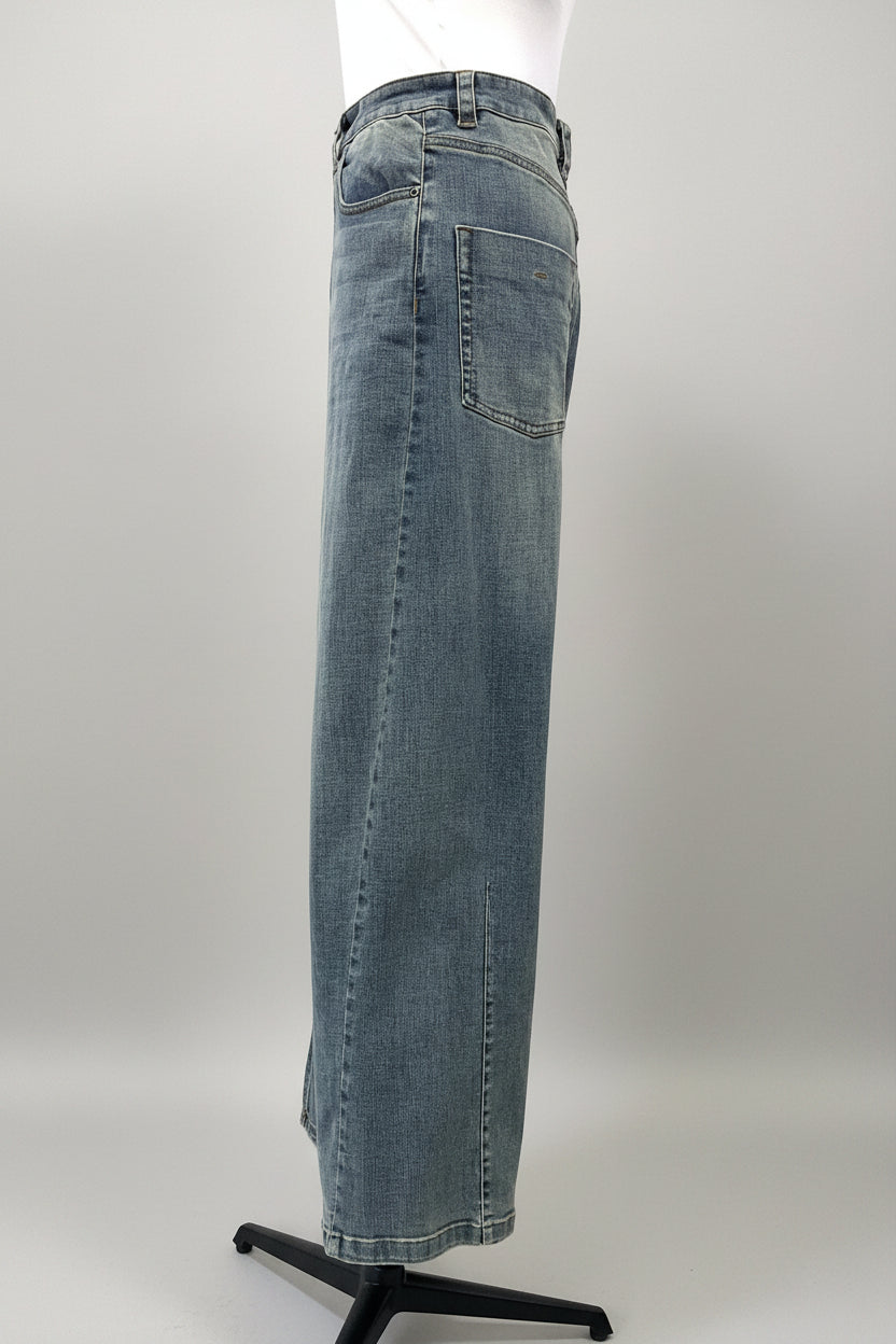 バレルレッグデニムパンツ