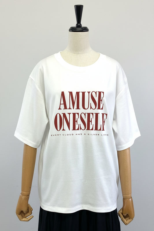<51%OFF>配色ロゴTシャツ