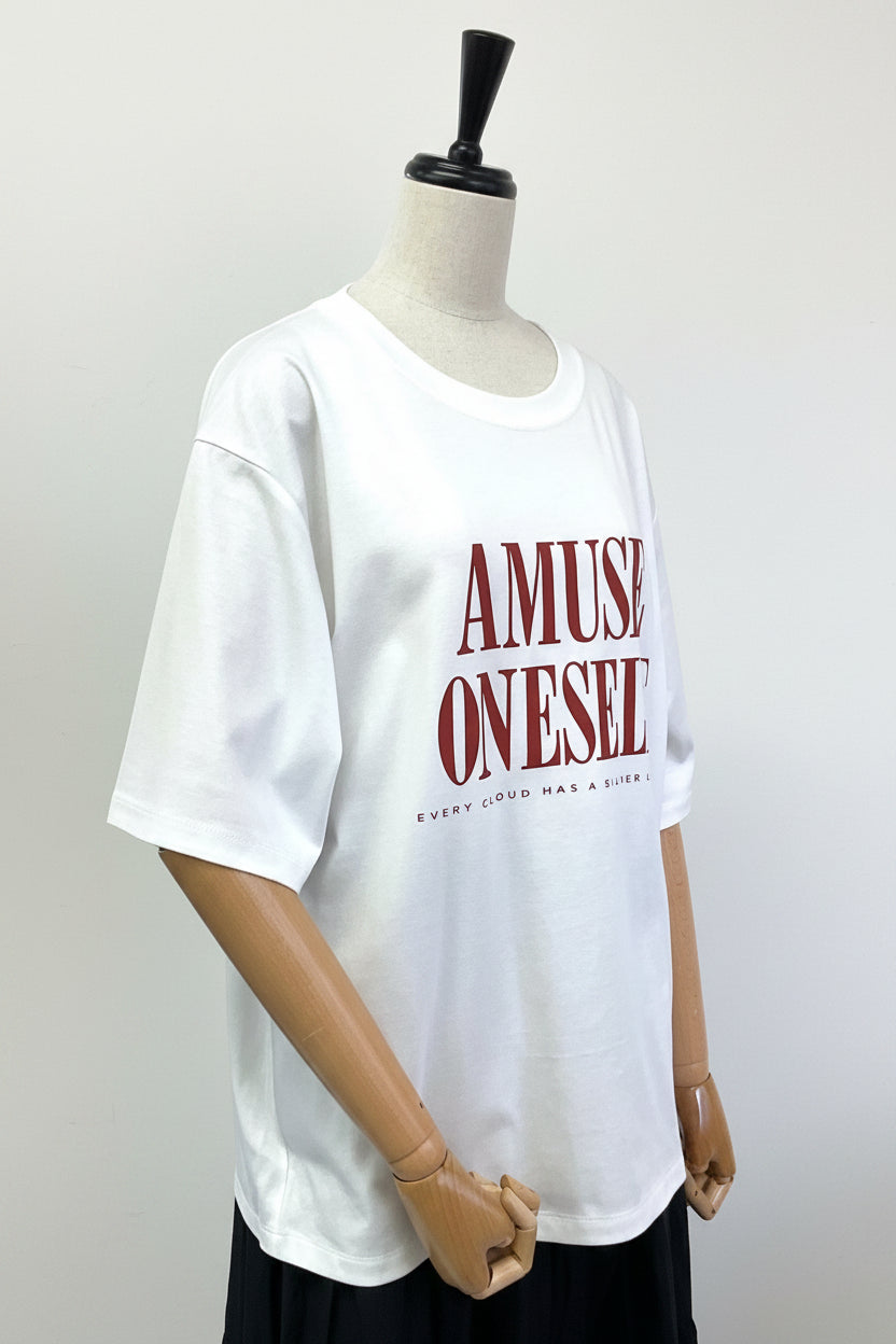 配色ロゴTシャツ