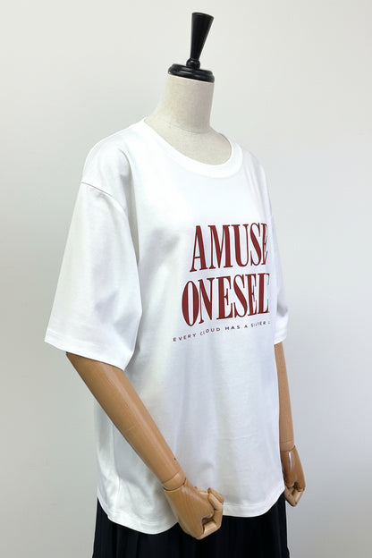 配色ロゴTシャツ
