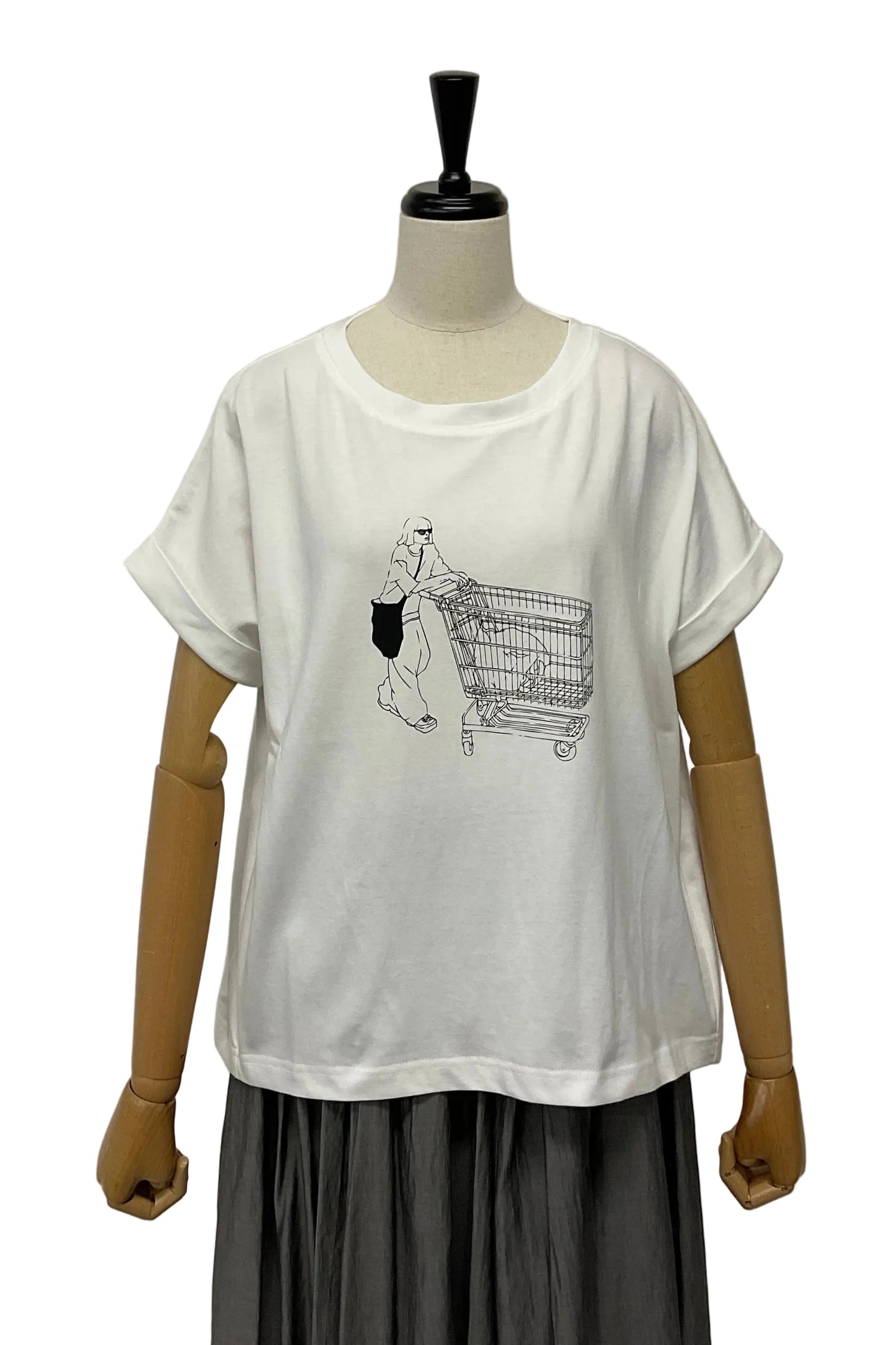 手描きプリントＴシャツ