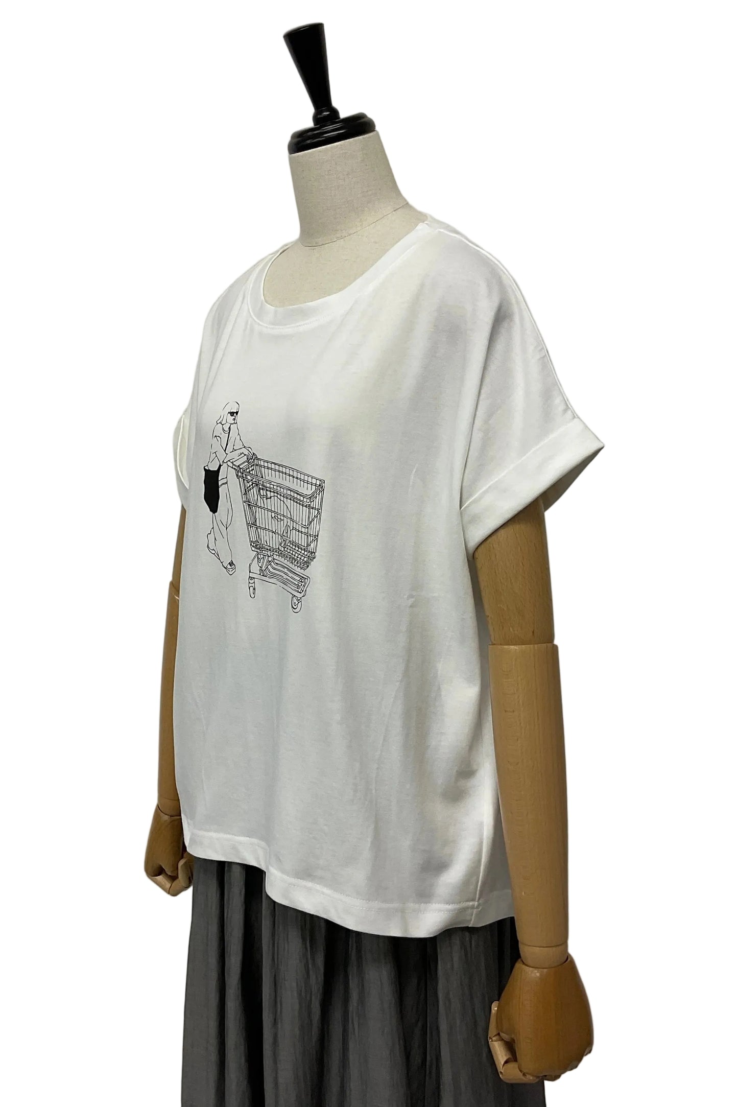 手描きプリントＴシャツ