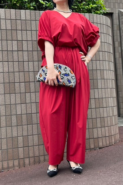 タックバレルパンツ