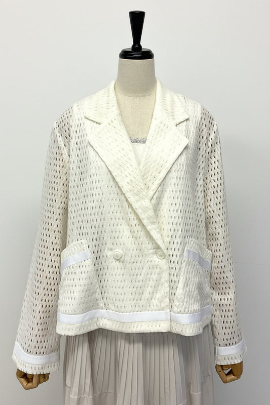 メッシュレースジャケット