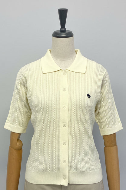 POLO BCS衿付きカーディガン