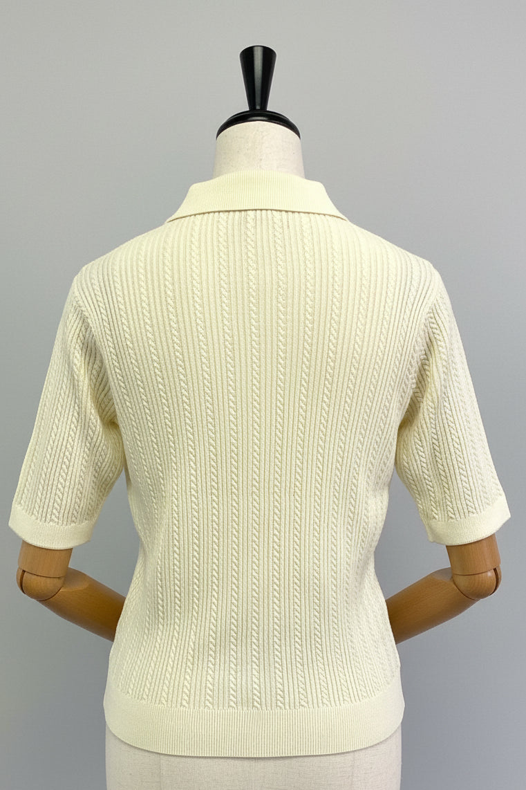 POLO BCS衿付きカーディガン