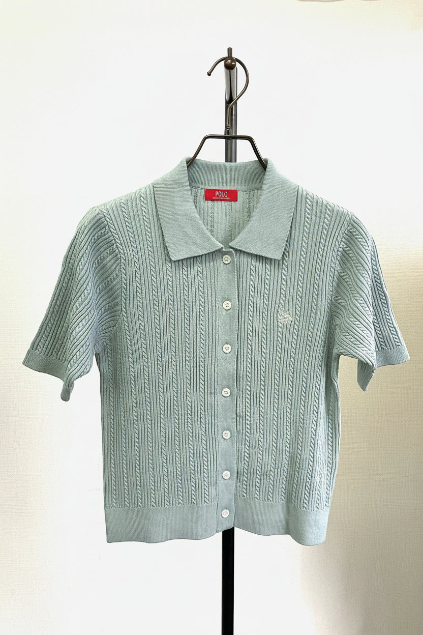 POLO BCS衿付きカーディガン