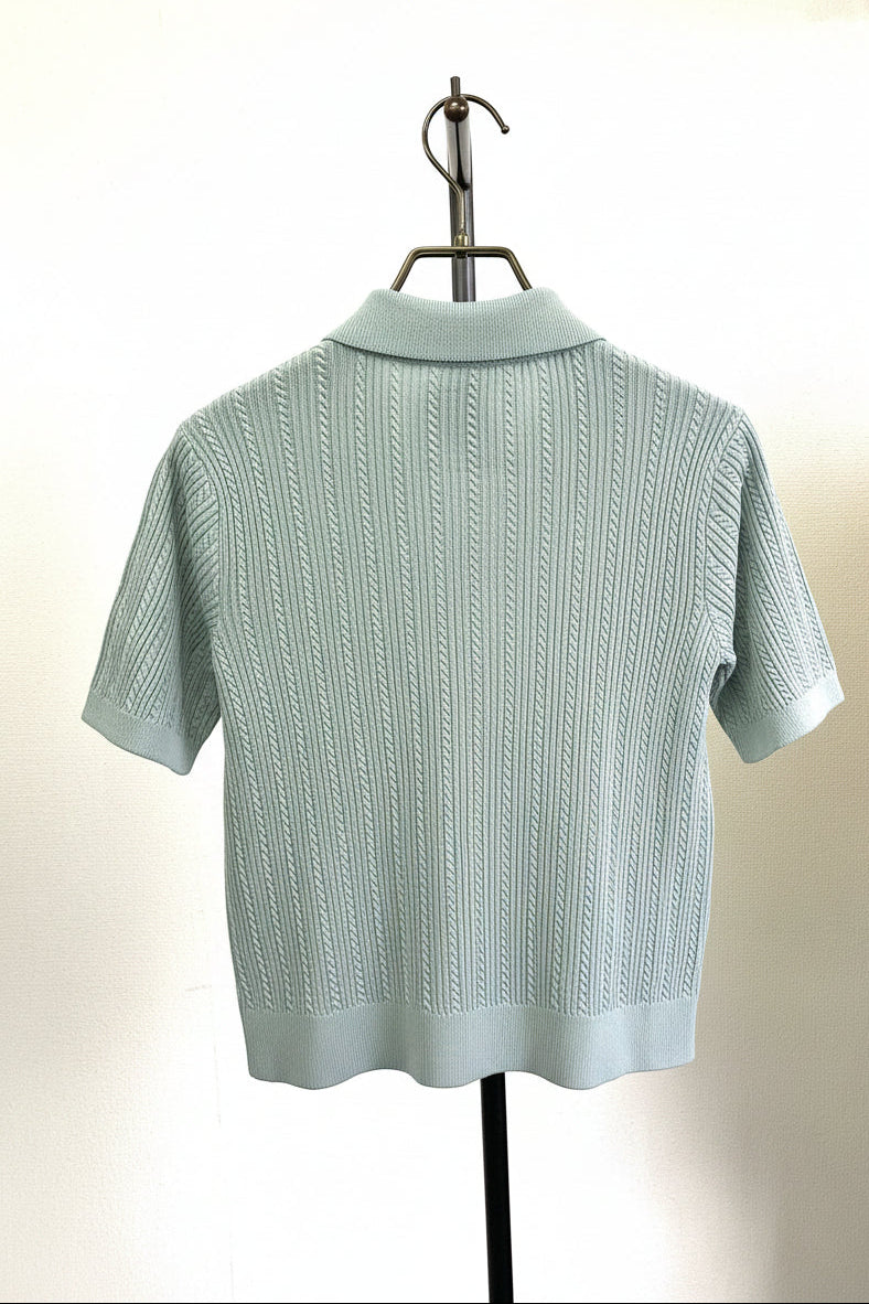POLO BCS衿付きカーディガン