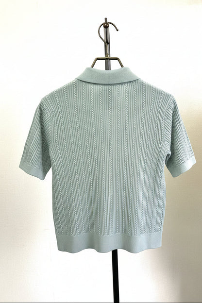 POLO BCS衿付きカーディガン