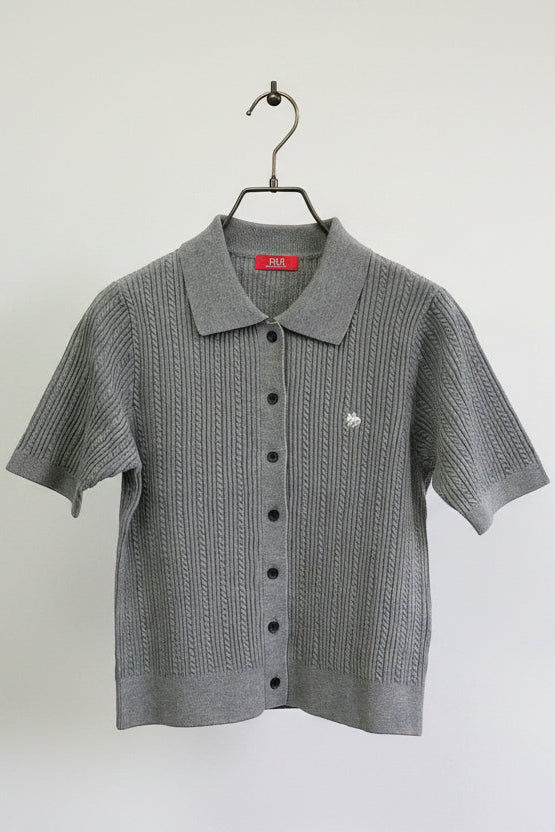 POLO BCS衿付きカーディガン