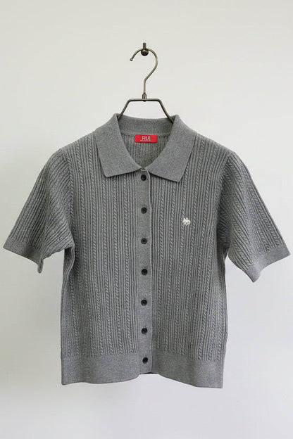 POLO BCS衿付きカーディガン