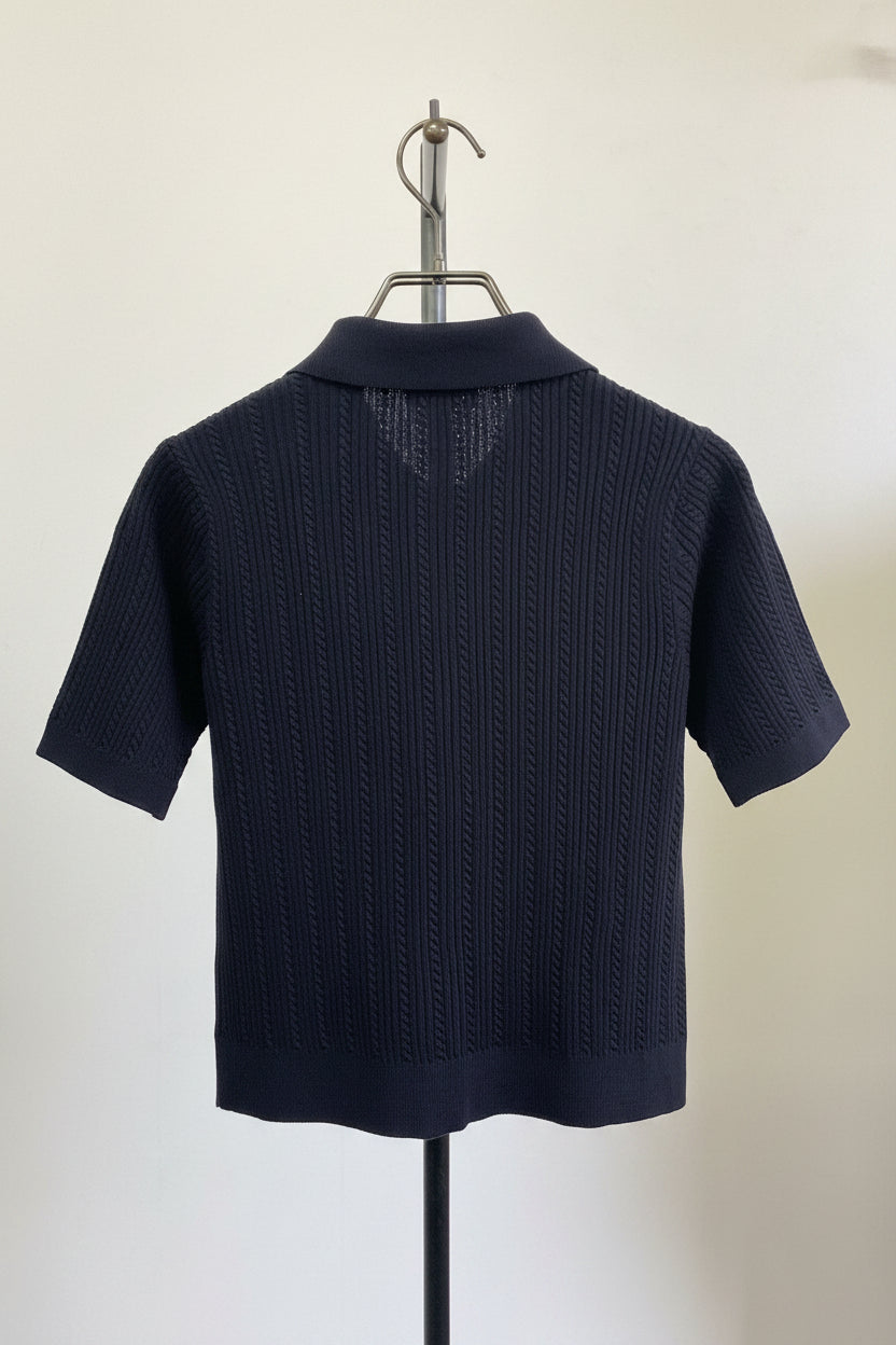 POLO BCS衿付きカーディガン