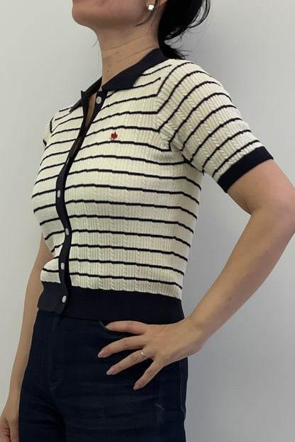 POLO BCS衿付きカーディガン