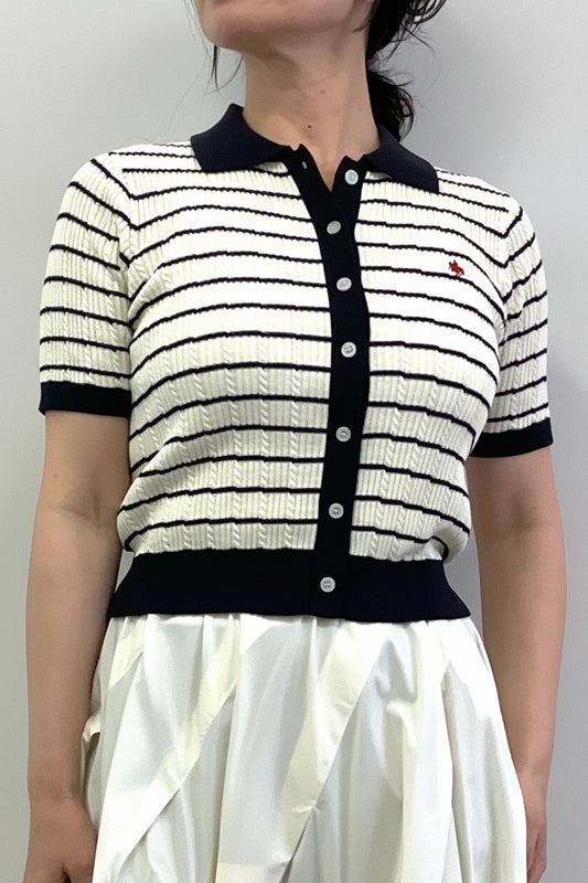 POLO BCS衿付きカーディガン