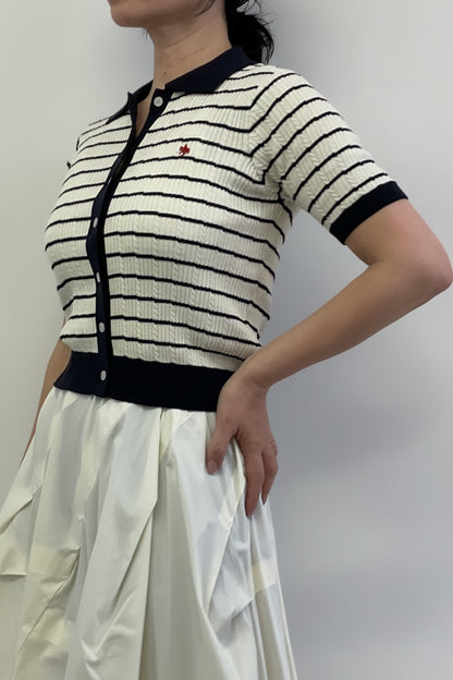 POLO BCS衿付きカーディガン