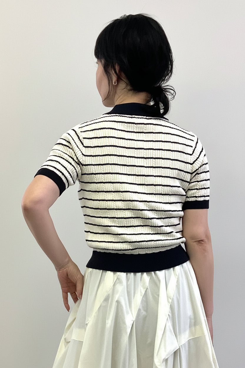POLO BCS衿付きカーディガン