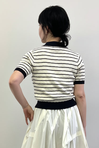 POLO BCS衿付きカーディガン