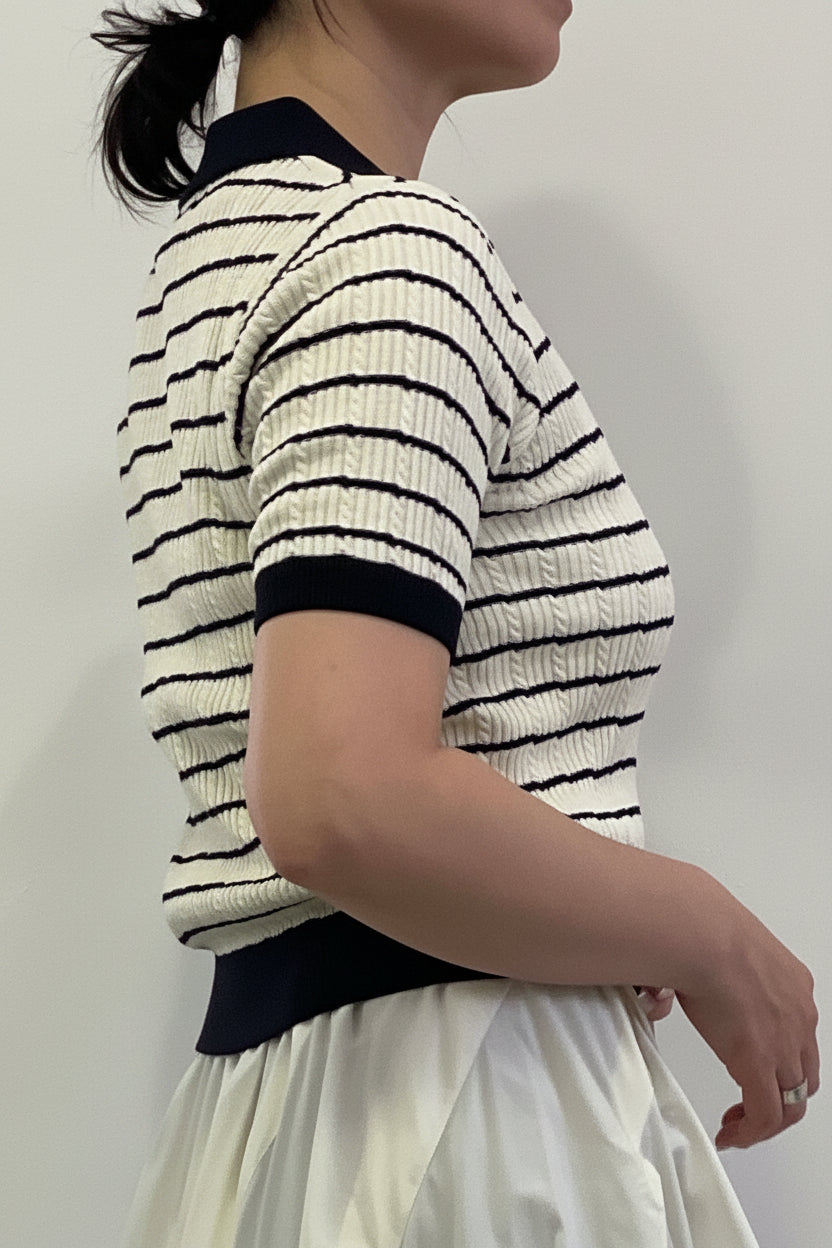 POLO BCS衿付きカーディガン