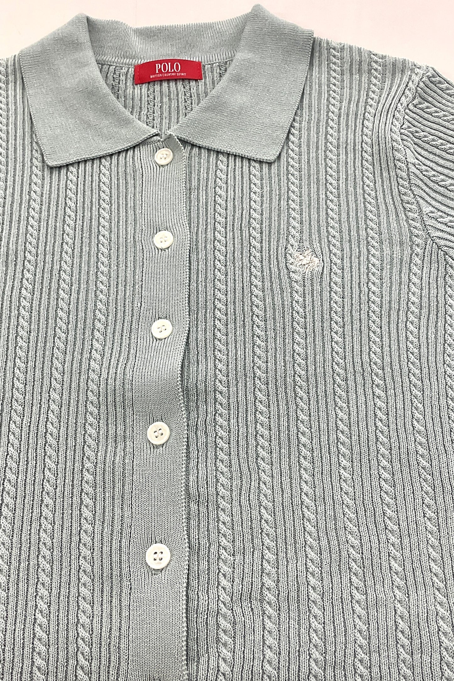 POLO BCS衿付きカーディガン