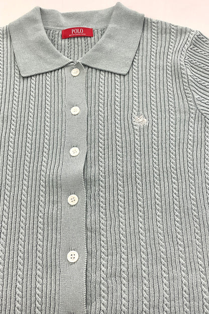 POLO BCS衿付きカーディガン
