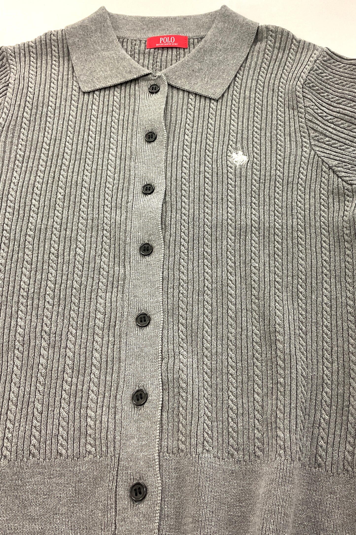 POLO BCS衿付きカーディガン