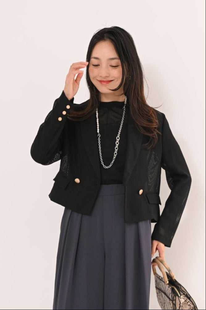 メッシュショートジャケット