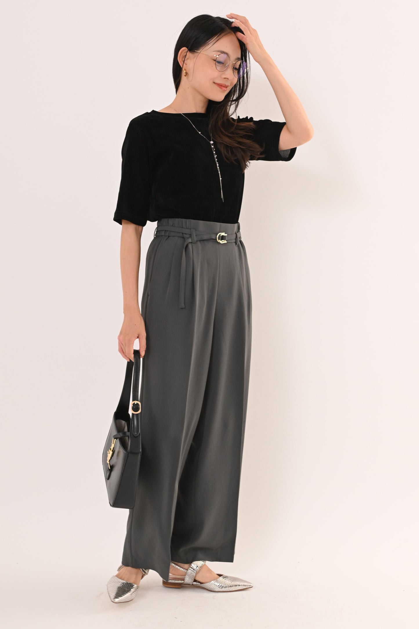 ［ＮＥＷ］ストレッチワイドパンツ