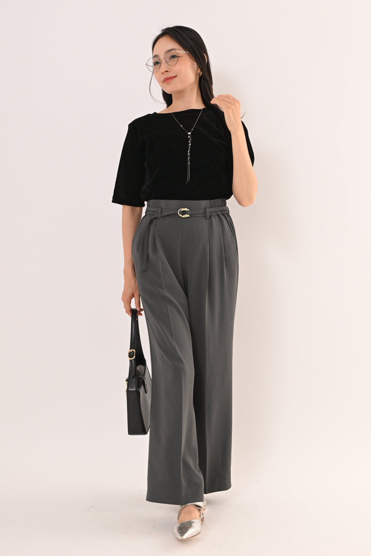 ［ＮＥＷ］ストレッチワイドパンツ