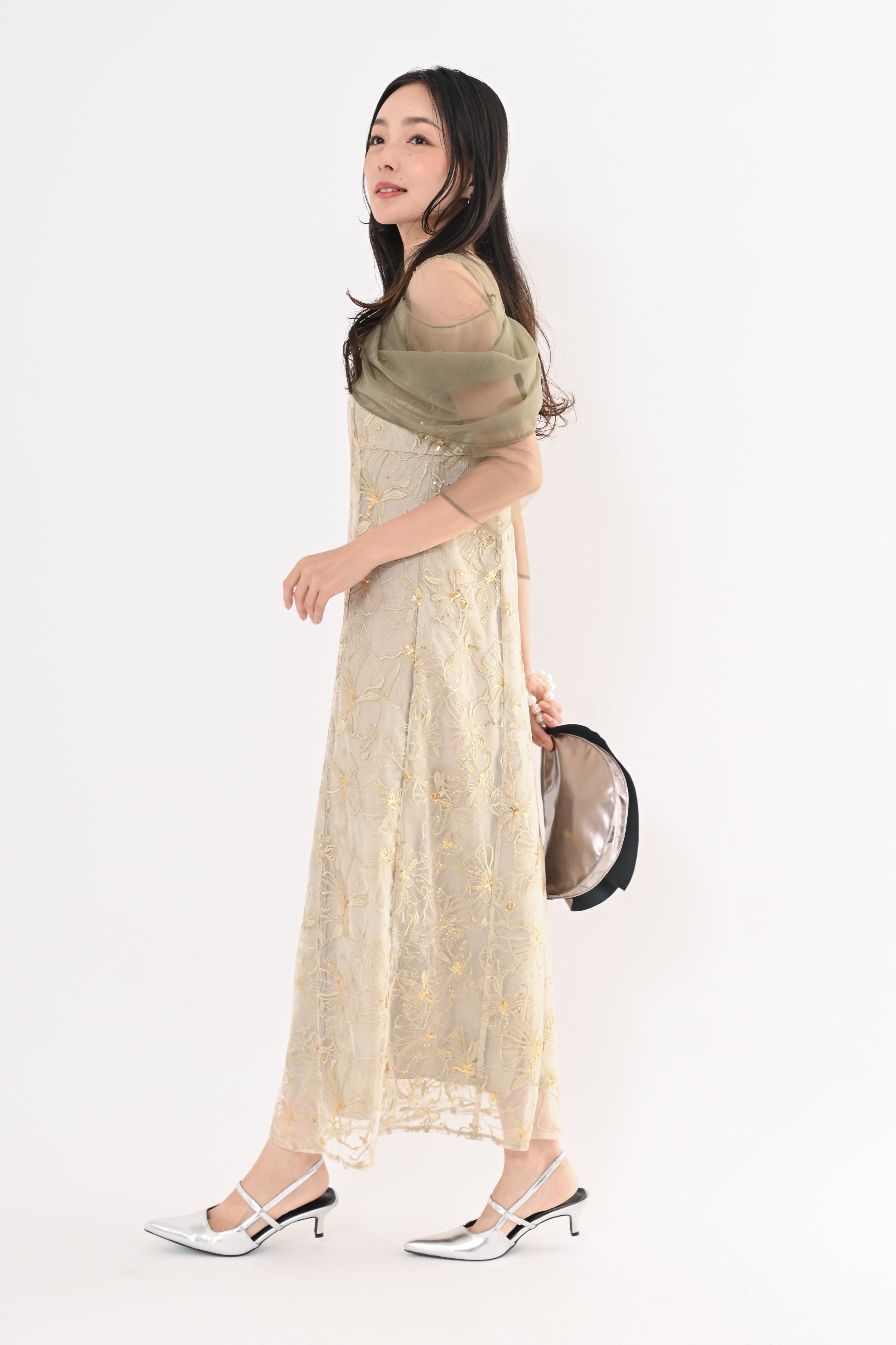 ハン☆新品　ポールカ　スパンコールドレス　フランス製 チュールスパンコールドレス｜トップス・ニット／セーター｜ELVENCE