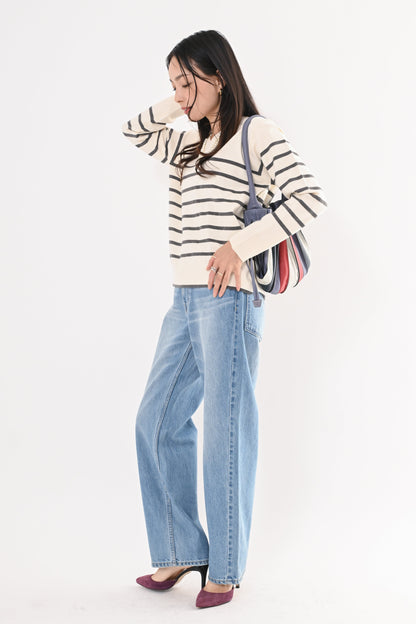 ［ＮＥＷ］ストレッチVネックニット