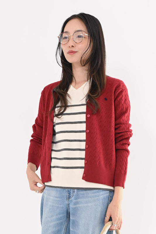 ［ＮＥＷ］POLO BCSケーブルカーディガン