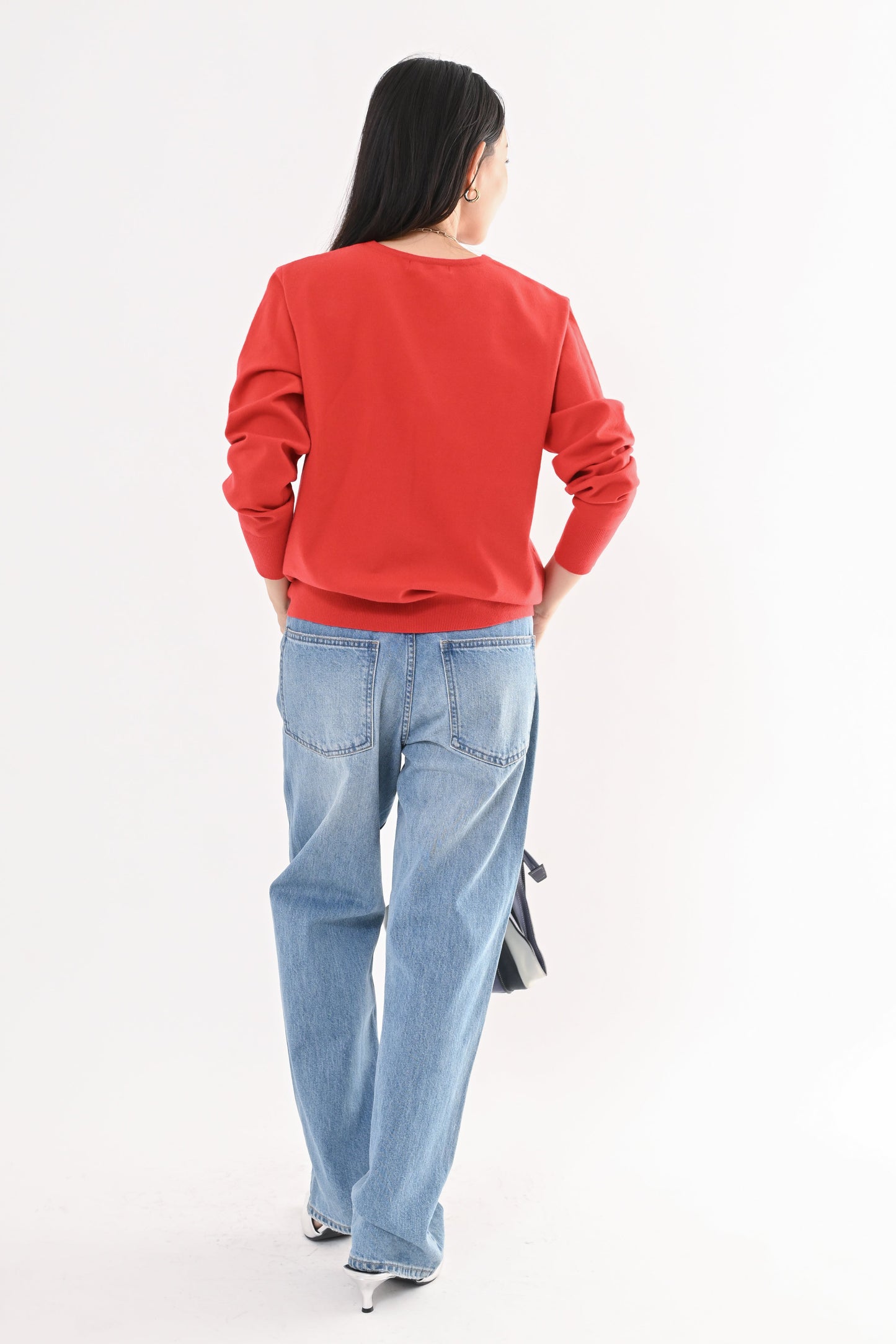 ［ＮＥＷ］ストレッチVネックニット