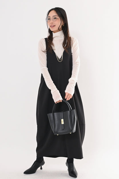 メッシュハイネックプルオーバー