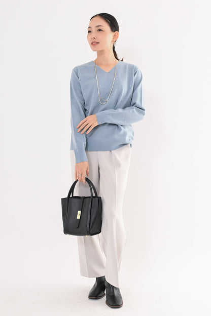 ［ＮＥＷ］ストレッチVネックニット