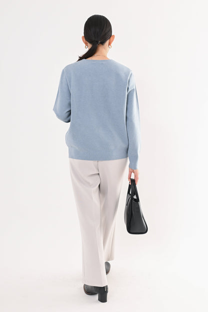 ［ＮＥＷ］ストレッチVネックニット