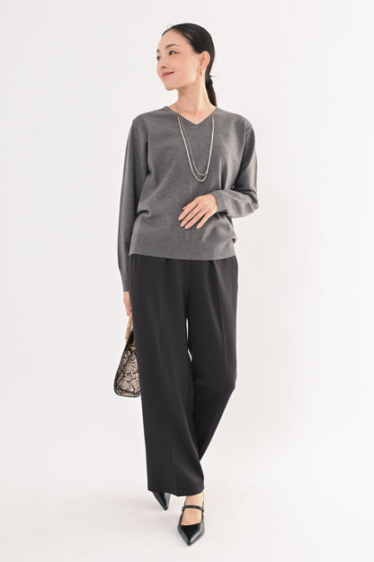 ［ＮＥＷ］ストレッチVネックニット