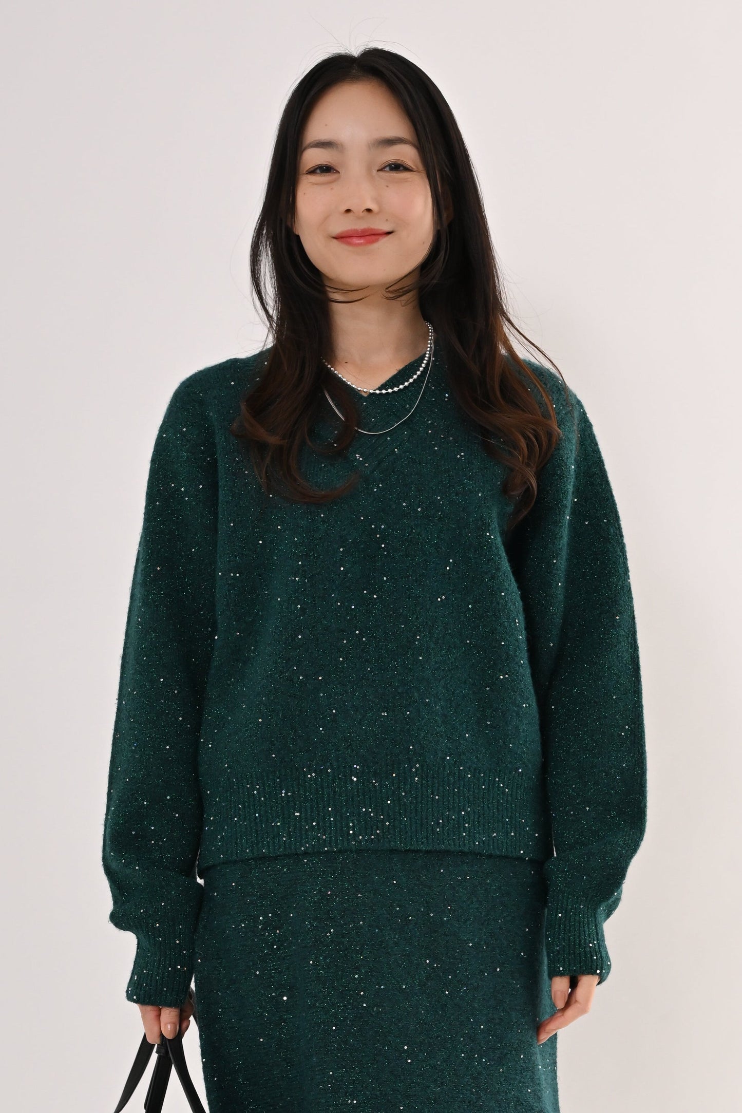 2WAYスパンコールニット