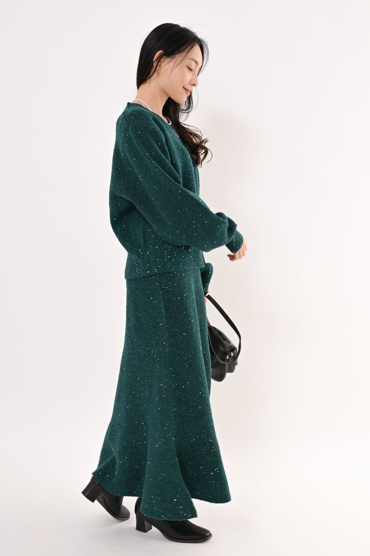 2WAYスパンコールニット