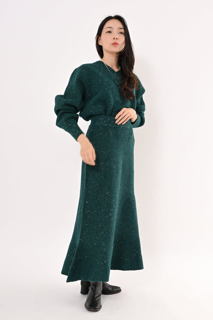 ＜20%OFF＞スパンコールニットスカート