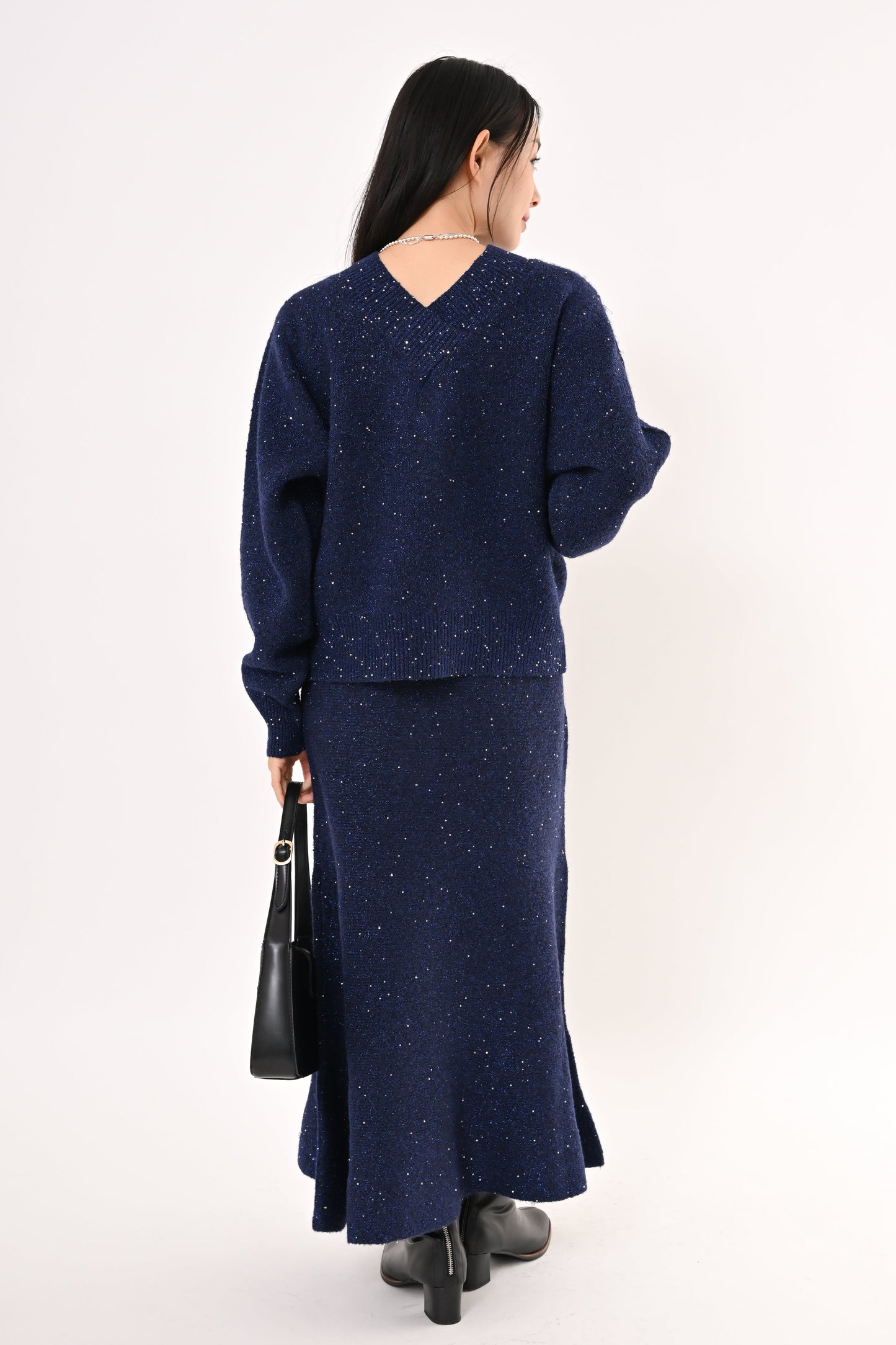 2WAYスパンコールニット