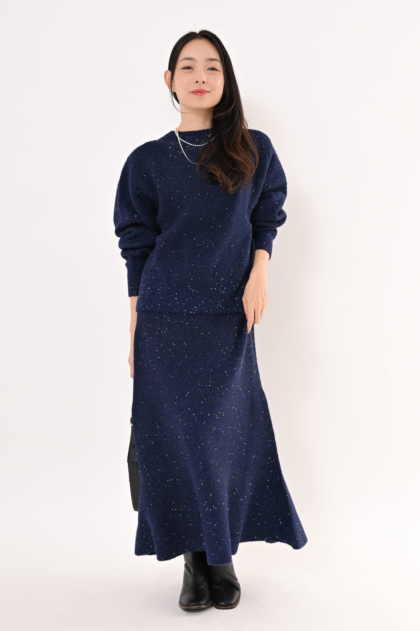 2WAYスパンコールニット