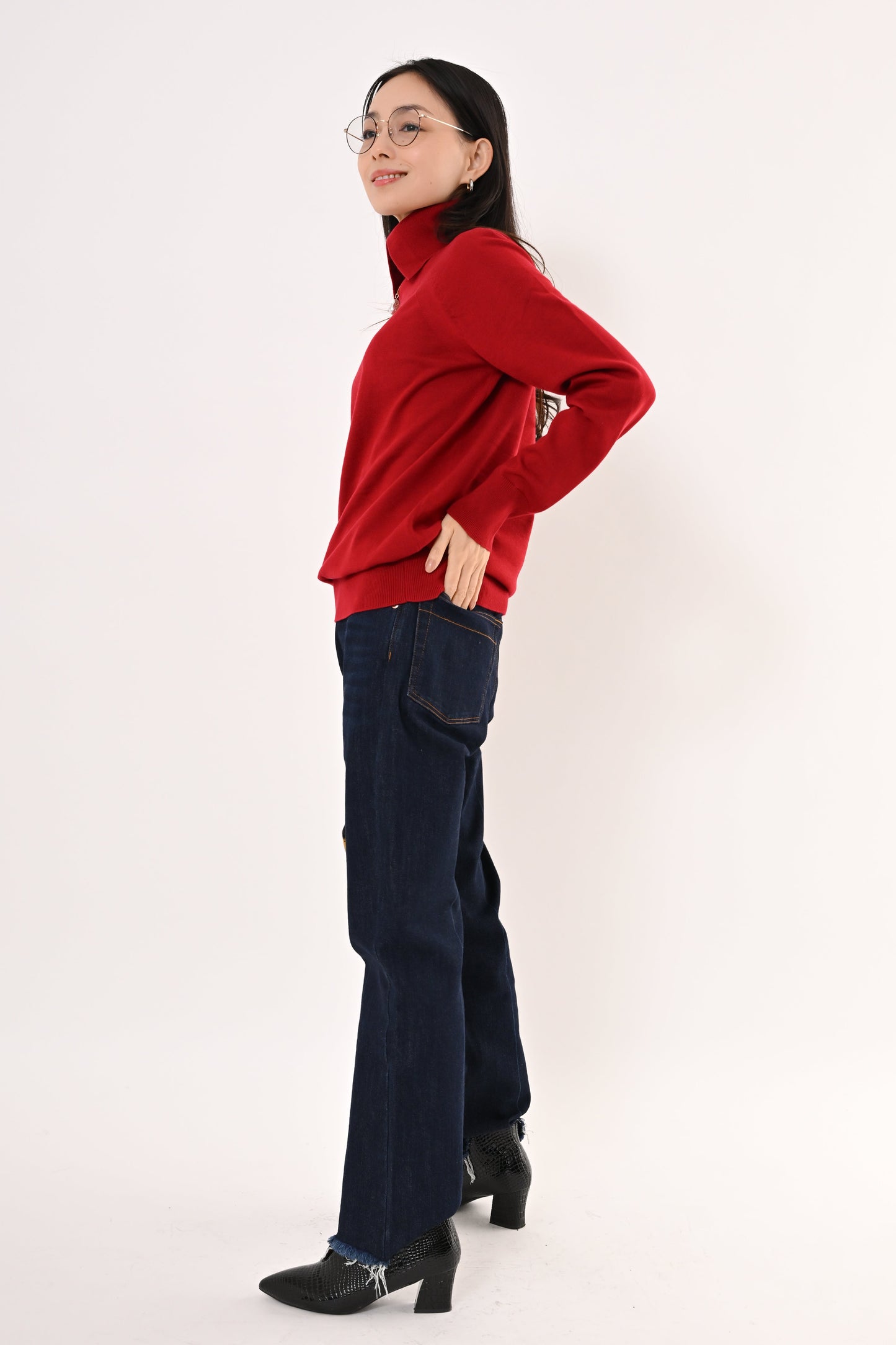 [NEW]2WAYハイネックニット